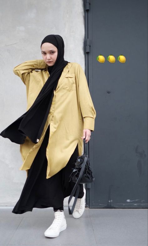 Plus Size Outfits Hijab, Street Hijab Fashion Casual, Plus Size Hijabi Outfits, Hijab Plus Size, Hijab Sport, Muslimah Style, Hijabi Outfit, Dress Gamis, Street Hijab Fashion