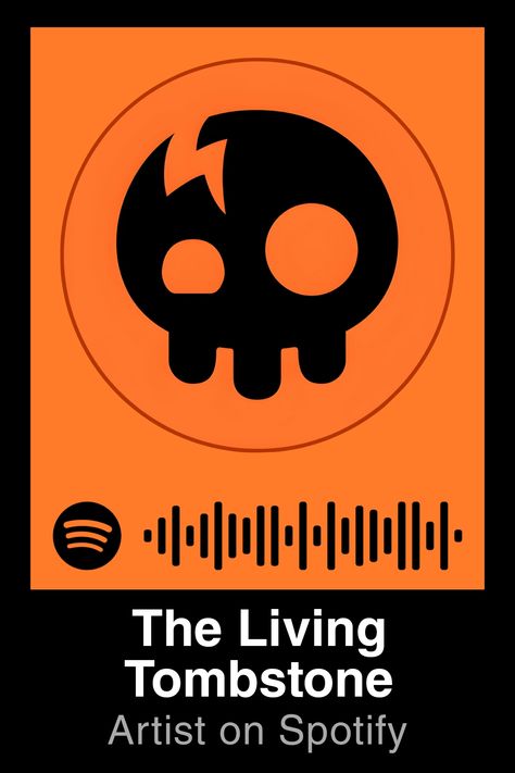 HD Spotify code for the group The Living Tombstone Living Tombstone, Spotify Codes, The Living Tombstone, Spotify Code, Weird Things, Tombstone, Wall Collage, Music Artists, Album Covers