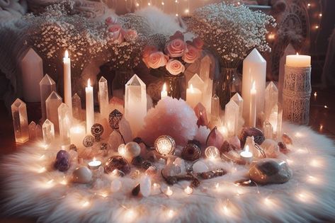 Witch's Castle, Man Manifestation, Meditation Room Ideas, Dream Life Vision Board, Crystals Aesthetic, Witches Castle, Background Laptop, Crystal Background, Temple Of Light