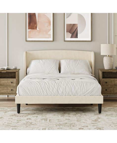 in stock Bedroom Bed Frame, Full Size Upholstered Bed, White Bed Frame, Bedroom Ambiance, Full Bed Frame, King Size Bed Frame, King Bedroom Sets, King Bed Frame, King Bedroom