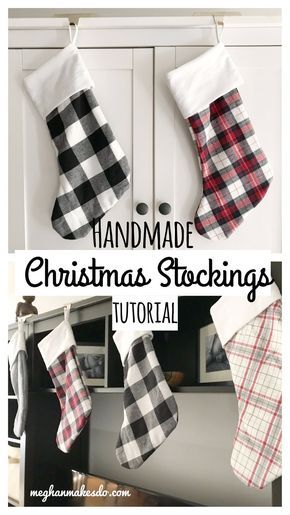 Free Stocking Pattern, Christmas Stockings Pattern, Diy Christmas Stockings, Christmas Stocking Tutorial, Christmas Stockings Sewing, Do It Yourself Decoration, Diy Stockings, Christmas Sewing Projects, Christmas Stockings Diy