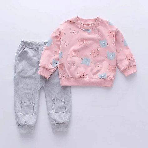 👉 Who would you purchase this product for? 👈 1-4Year Baby Girls Clothing Set Spring Cotton Cartoon Tops Pants 2pcs Suit For Kids Birthday Present Toddler Children Clothes 👇 https://postdolphin.com/t/LT63Z #BabyJoy #LittleFeetBigSteps #NewbornBliss #MilestoneMoments #BabysFirsts #SnuggleSquad #CherishedChildhood #NurseryNooks #ParentingJourney #BabyGiggles #FamilyForever #HomeIsWhereTheHeartIs #BabiesRYou Cartoon Tops, Girl Cat, Korean Babies, Trouser Outfits, Cartoon Outfits, Baby Vest, Tracksuit Set