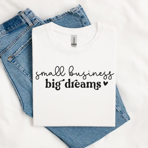 Small business shirts! 🙌🏻🤩 The perfect shirts to wear while working markets this fall or filming content for your business page! Also a great opportunity to give yourself some free advertising while out and about! 🤍 order on our Etsy now! ✨ Small Business Shirt, Tshirt Business, Free Advertising, Business Shirts, Business Pages, Perfect Shirt, Small Business, T Shirt, How To Wear