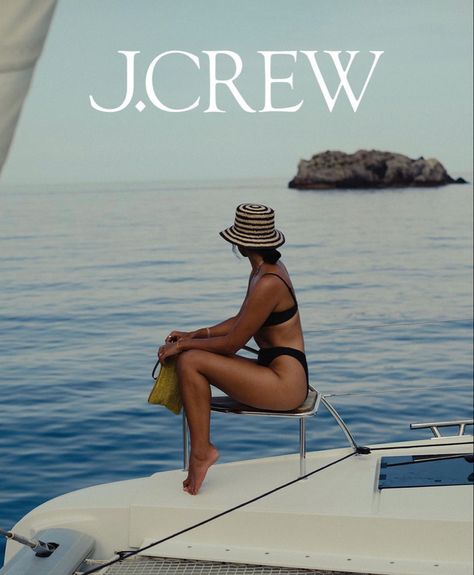 coastal granddaughter, boat, black bikini, old money, european summer Jcrew Swim, Boat Photoshoot, J Crew Summer, Jet Set Style, Coastal Granddaughter, Best Swimwear, Swim Club, Old Money Style, Black Swimwear