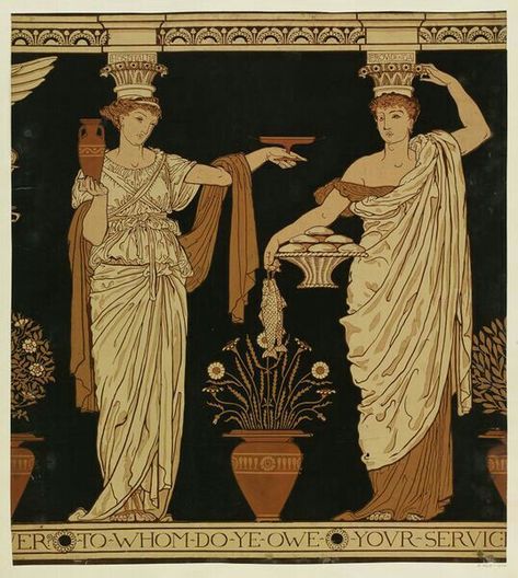 Hamilton Painting, Ancient Vase, Walter Crane, Ancient Greek Art, Sir William, Greek Pottery, The Odyssey, Greek Mythology Art, Roman Art