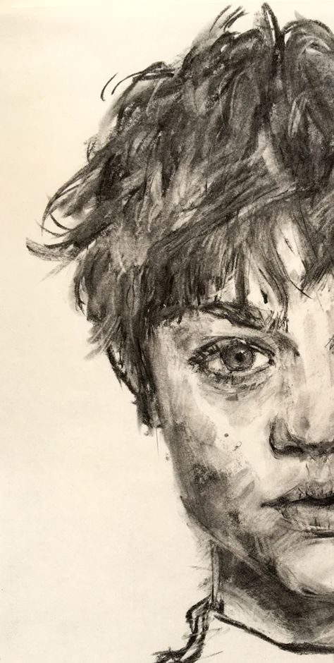 Charcole Sketches Portraits, Charcole Drawings, Charcoal Portrait, Art Faces, Charcoal Portraits, Charcoal Art, Expressionist Art, Sketch Ideas, Sketchbook Art Inspiration