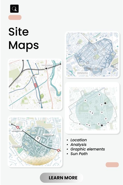 Concept Diagrams, Site Maps, Site Analysis Architecture, Map Diagram, Architecture Drawing Presentation, Urban Design Diagram, Architecture Design Process, Urban Design Graphics, Geometry In Nature