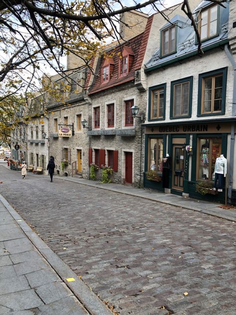 Cobblestone Streets Aesthetic, Cobblestone Road, Canadian House, 20th Bday, Cobblestone Street, Town Planning, 2024 Moodboard, Old Quebec, Ancient Kingdom