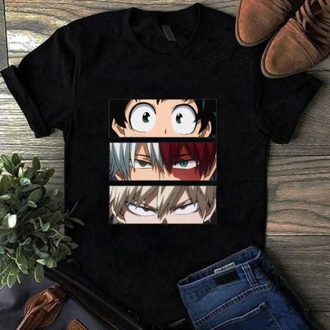 My Hero Academy, My Hero Academia Merchandise, Anime Inspired Outfits, Anime Accessories, Plus Ultra, Anime Shirt, Aesthetic Outfit, Tshirt Outfits, Cute Outfit