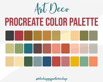 Art Deco Pallete Color, Art Deco Colour Palette Interiors, Art Deco Color Pallete, Art Deco Colour Scheme, 1920s Color Palette Art Deco, 1920s Palette, Maximalism Art Illustrations, Art Deco Wedding Color Palette, Art Deco Color Palette Colour Schemes