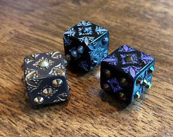 Crystal Dice, Rpg Table, Dice Goblin, Dragon Dies, Rpg Dice, Puzzle Shop, Dnd Dice, Sea Monsters, Blue Zircon