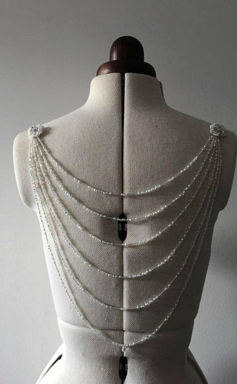 Bridal Backdrop, Bridal Backdrops, Back Accessories, Bridal Backdrop Necklace, Backdrop Necklace, Prom Dress Inspo, Shoulder Jewelry, Backdrops Necklace, Swarovski Pendant