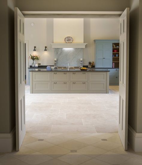 Chedworth House Double doors into Kitchen from the hall Double Swinging Doors Kitchens, Heritage French Doors, Interior Glazed Double Doors, Double Door Larder, Internal Solid Double Doors, Property Development, English Country House, Architect House, Double Doors