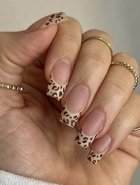 Chetta Nails, Russian Nails, 2000s Nails, Nagel Design, Leopard Nails, French Tips, Gold Nails, Nails Inspo, Nails Design