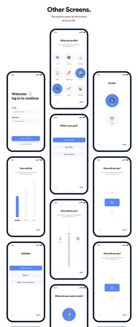 Onboarding App, Ux Writing, 숲 사진, Ui Design Mobile, Ui Ux 디자인, Fitness Meals, Card Ui, App Ideas, Ios Ui