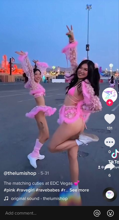 Friend Rave Outfits, My Melody Rave Outfit, Hot Pink Rave Outfit, Pastel Rave Outfit, Barbie Rave Outfit, Pink Festival Outfit, Pink Rave Outfit, Rave Bae, Edm Outfit