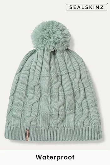 Buy Women's Hats Beanie Hatsglovesscarves Online | Next UK Waterproof Hat, Cable Knit Beanie, Snow And Rain, Cold Weather Gear, Bobble Hat, Water Beads, Bobble Hats, Style Savvy, Women's Beanie