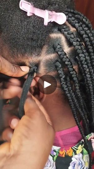 5.7K reactions · 926 shares | Try this method if you're still struggling with BOX BRAIDS #hairtutorial #foryou #hairtransformation #trendinghairstyles #foryoupage #exploretheworld | Ada | Beyoncé · TEXAS HOLD 'EM Toddler Box Braids For Kids, Kid Box Braids, Kids Box Braids Styles, Box Braids Hairstyles For Kids, New Braid Hairstyles, Box Braids Kids, Box Braids For Kids, Braid Hairstyles For Kids, New Braided Hairstyles