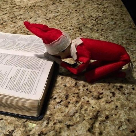 10 Elf on the Shelf Christian Ideas - Pink Fortitude, LLC Elf Idea, Elf Mischief, To Do App, Elf Ideas Easy, Elf Kit, Awesome Elf On The Shelf Ideas, Prank Gifts, Elf Props, Elf Activities