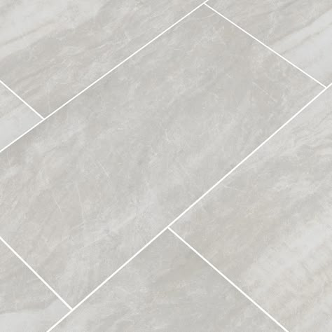 praia grey polished porcelain floor and wall tile msi collection NPRAGRE2448P product shot multiple tiles angle view #Size_24"x48 Grey Bathroom Floor, Light Grey Bathrooms, Grey Bathroom Tiles, Grey Floor Tiles, Bathroom Redesign, Bathroom Remodel Shower, Porcelain Floor, Grey Flooring, Bathroom Floor Tiles