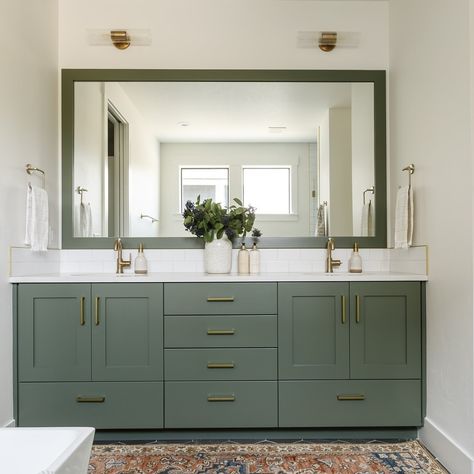 Some of my favorite bathroom lighting options⚡️⁠ ⁠ ⁠ Interior Design: @laurensmythdesign⁠ Photo #2, #5, #6: @sophiawikoffphoto⁠ Photo #1, #3, #4: @andimarshallinteriors⁠ ⁠ Light Details: ⁠ #1 Wayfair Fiorini Double Sconce in brass⁠ #2 Bistro Double Light Curved Sconce - Visual Comfort⁠ #3 Visual Comfort Beckham Modern Sconce⁠ #4 Lightology Odette Wall Sconce⁠ #5 West Elm Sculptural 2-Light Cone Sconce in black ⁠ ⁠ ⁠ .⁠ .⁠ .⁠ .⁠ .⁠ .⁠ ⁠ #interiordesign #interiorstyling #kitchendesign #boise #b... Bathroom Vanity Double Sink, 60" Bathroom Vanity, 36 Bathroom Vanity, Bathroom Vanity Cabinet, Wood Bathroom Vanity, Curling Irons, Bathroom Vanity Base, Vanity Bathroom, Double Bathroom