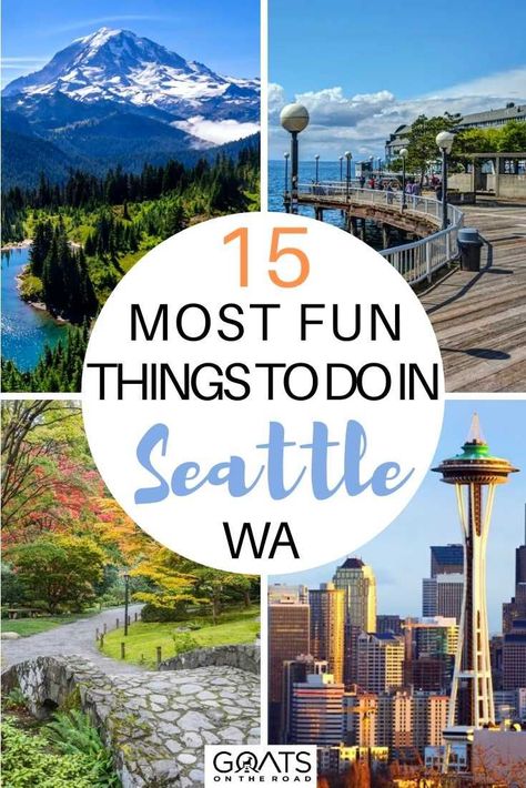 Are you heading to Washington? Looking for these most fun things to do in Seattle, WA? This complete list hits all of the top things to do in Seattle, Washington that you won't want to miss! | #prettycities #wanderlust #traveltips Must See In Seattle Washington, Seattle Bucket List Things To Do, Top Things To Do In Seattle Wa, Must Do Things In Seattle, Places To Go In Seattle Wa, Things To See In Seattle, Washington Vacation Ideas, West Seattle Things To Do, Trip To Seattle Washington