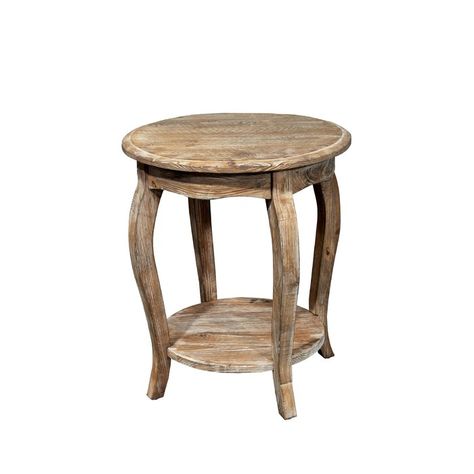 Simplicity End Table Rustic End Tables, Round End Table, Wood Accent Table, Western Furniture, Reclaimed Wood Furniture, Wood End Tables, End Tables With Storage, Round Side Table, Elba