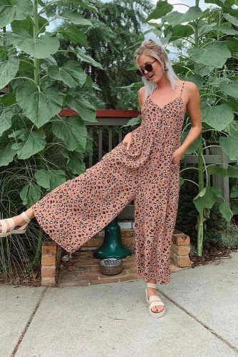 Animal Print Jumpsuit Outfit, Full Jumpsuit Outfit, Leopard Print Jumpsuit Outfits, Leopard Jumpsuit Outfit, Boho Jumpsuit Outfit, Summer Jumpsuit Outfit, Printed Outfits, Jumpsuit Outfit Casual, Leopard Jumpsuit