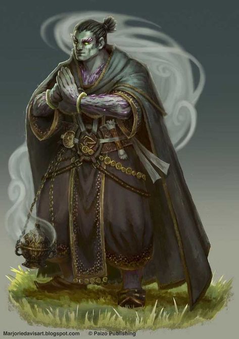 Earth Genasi Monk, Monk Robes, Earth Genasi, Half Orc, Pathfinder Character, Arte Peculiar, Heroic Fantasy, Fantasy Races, Dungeons And Dragons Characters