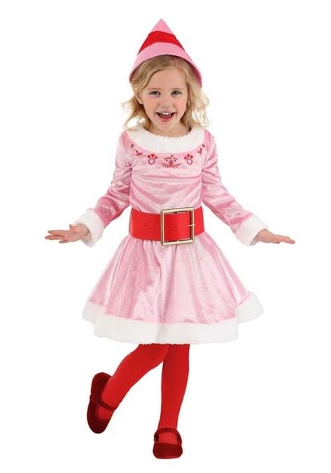 Girls Elf Toddler Jovie Costume Jovie Elf Costume, Jovie Elf, Santa Claus Girls, Santa Presents, Elf Outfit, Christmas Dress Up, Elf Dress, Costume For Girls, Hair Dress