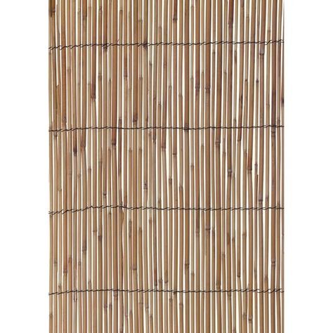 13 ft. W x .0787 in. D x 39 in. H Fencing and Screening, Browns/Tans Reed Fencing, Build A Fence, Big Bamboo, Willow Fence, Fencing And Gates, Privacy Ideas, Outdoor Fencing, Backyard Patio Ideas, Log Home Decorating