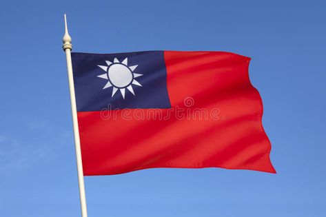 Flag of Taiwan. Flag of the Republic of China - Taiwan. Since 1949, the flag is , #Aff, #China, #Republic, #Flag, #Taiwan, #flag #ad Taiwan Flag, New Taipei City, National Flags, New Taiwan Dollar, Taiwan Travel, Asian Countries, Flag Photo, Perfect Storm, Flags Of The World