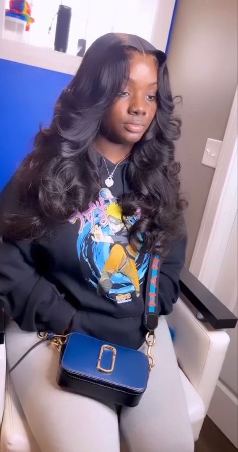 Bundles Hairstyles Black Women, Fire Hair, Frontal Wig Hairstyles, Birthday Hairstyles, Quick Weave Hairstyles, Frontal Hairstyles, Flat Iron Hair Styles, Hair Laid, Hair Ponytail Styles