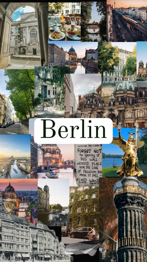 Pls give me some more city ideas I’m running out Berlin Germany City, Germany Travel Destinations, City Ideas, Germany Vacation, Berlin Travel, Travel Collage, Road Trip Europe, Disneyland Park, Switzerland Travel