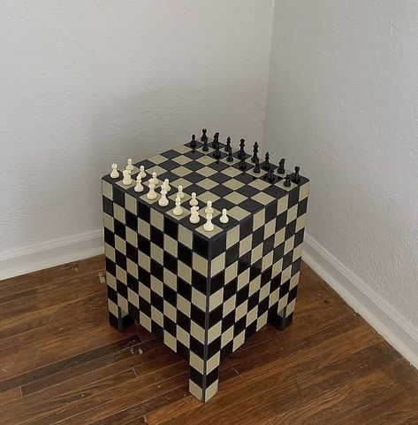 Chess Board Table, Checkerboard Table, Life Is A Game, Chess Table, Checker Board, Dream Apartment, Furniture Design Modern, Chess Board, Chess