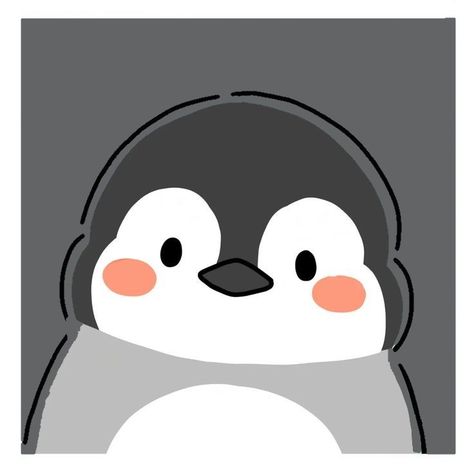 Cute Kawaii Penguin, Cute Drawings Penguin, Small Penguin Drawing, Sunghoon Chibi, Sunghoon Cartoon, Simple Penguin Drawing, Sunghoon Penguin, Cute Penguin Drawing, Draw Penguin