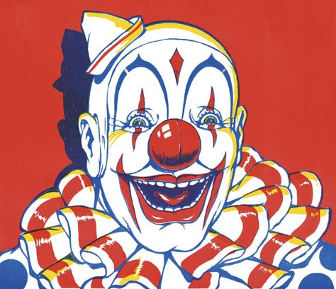 Clown Images, Clown Pics, Clown Paintings, Clown Tattoo, Clown Illustration, Send In The Clowns, Clown Faces, Vintage Clown, Circus Art