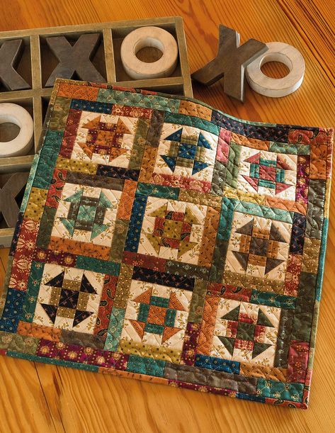 Simple Whatnots, Autumn Sewing, Pumpkin Quilt, Kim Diehl Quilts, Churn Dash Quilt, Kim Diehl, Mini Quilt Patterns, Quilt In A Day, Quilt Square Patterns