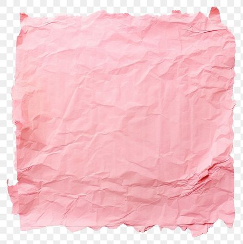 Pink Ripped Paper, Paper Ripped Png, Pink Paper Texture, Ripped Paper Background, Ripped Paper Png, Ripped Paper Texture, Texture Craft, Torn Paper Png, Crumpled Paper Background