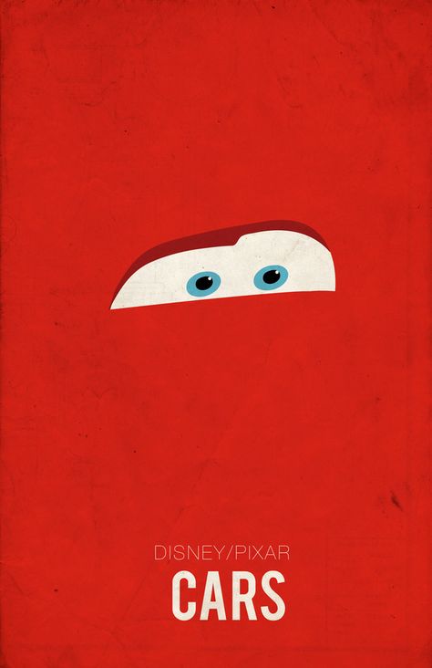 Cars Pixar Poster, Minimalist Movie Posters, Disney Poster, Animated Movie Posters, Disney Movie Posters, Film Posters Minimalist, Disney Posters, Minimalist Movie Poster, Film Disney