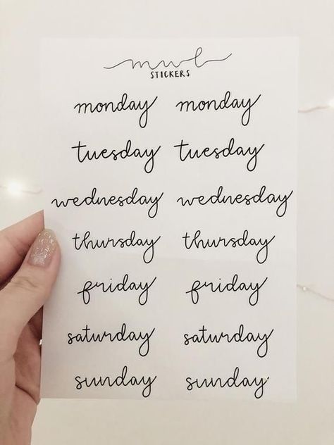 Bullet Journal Supplies, Bullet Journal Minimalist, Digital Bullet Journal, Hand Lettering Worksheet, Bullet Journal Font, Week Planner, Bullet Journal Cover Ideas, Bullet Journal Mood, Bullet Journal Aesthetic