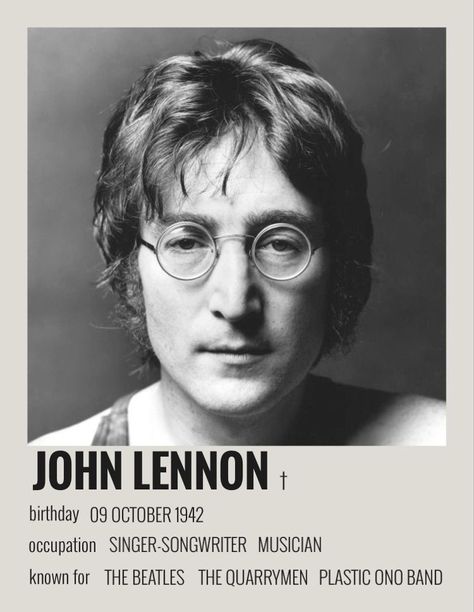 John Lennon Jhon Lennon, Beatles John Lennon, Music Cards, Plastic Ono Band, The Quarrymen, I Am The Walrus, Imagine John Lennon, John Lennon Beatles, Beatles Art