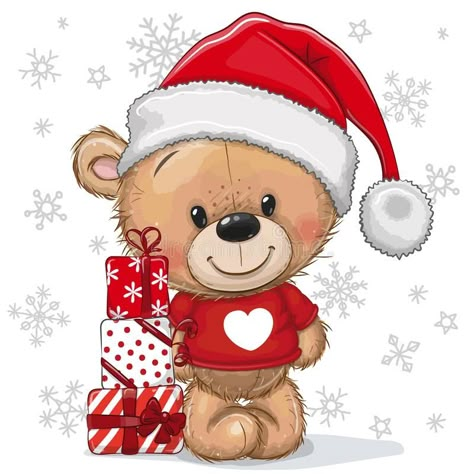 Reginast777 Teddy Bear Drawing, Teddy Pictures, Teddy Bear Images, Idee Cricut, Gift Vector, Christmas Teddy Bear, Cute Teddy Bear, Christmas Bear, Cute Teddy