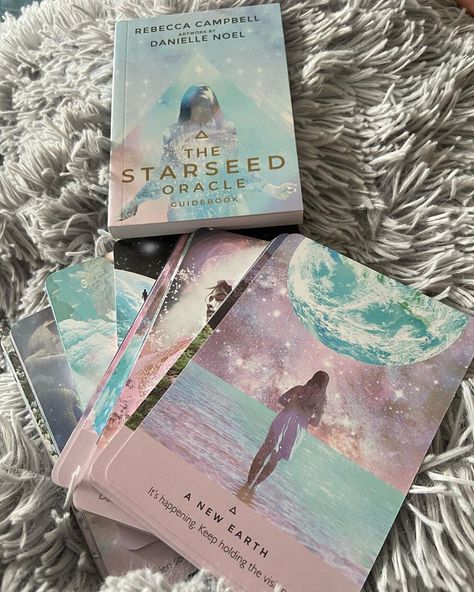 Kissey Ann’s Instagram photo: “#starseed #oracle #rebeccacampbell #daniellenoel” Starseed Oracle, Tarot Aesthetic, Healing Retreats, Yoga Cards, Retreat House, Tarot Art, New Earth, Oracle Cards, Spiritual Journey