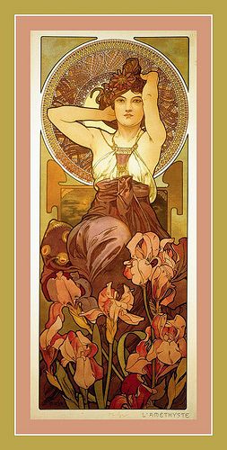 Alfonse Mucha, Art Nouveau Inspiration, Art Nuevo, Art Nouveau Posters, Alfons Maria Mucha, Art Nouveau Mucha, Motifs Art Nouveau, Illustration Art Nouveau, Alphonse Mucha Art