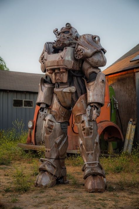 Fallout Power Armor cosplay T45 Power Armor, Power Armor Fallout, Fallout 4 Power Armor, T 60 Power Armor, Fallout Power Armor, Fallout Wallpaper, Armor Cosplay, Fallout Cosplay, Fallout Fan Art