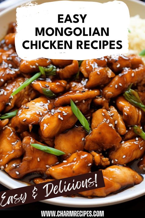 Get ready to enjoy these easy Mongolian Chicken recipes that bring all the incredible flavors of Chinese cuisine right to your kitchen. This is a perfect choice for those busy weeknights or special gatherings. Distinctly savory with a hint of sweetness, Mongolian chicken is loved for its tender meat and delicious sauce. Spice up your dinner rotation with these simple variations, featuring fast-to-make sauces and colorful veggies. Don't miss out on the chance to impress your friends and family with these delicious meals. Mongolian Chicken Recipes, Mongolian Chicken Recipe, Mongolian Recipes, Mongolian Chicken, Chicken Over Rice, Colorful Veggies, Dinner Rotation, Tender Meat, Slow Cooker Beef Stew