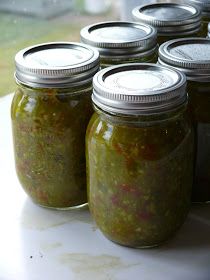 Wanna Lick the Spoon?: Million Dollar Relish Canning Sweet Pickles, Hot Pepper Relish, Green Tomato Salsa, Green Tomato Relish, Tomato Salsa Recipe, Pepper Relish, Tomato Relish, Relish Recipes, Water Bath Canning