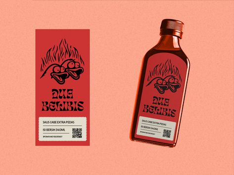 Hot Sauce Logo Design, Hot Sauce Label Design, Sauce Bottle Design, Hot Sauce Branding, Hot Sauce Design, Sauce Label Design, Hot Sauce Logo, Hot Sauce Label, Italian Restaurant Logos