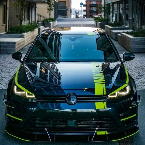 BLACK PANTHER ⚔️ . 🚗: @macke.mk7r .  #golf7r #golfr #golf7 #golfmk7 #golf7gti #golfgti #golf #vw #golf #vwgolf #golf6 #golf8 #golf5 #vwclub Golf 7r, Vw Golf R Mk7, Polo Car, Golf 7 R, Volkswagen Polo Gti, Golf 7 Gti, Gti Mk7, Polo Gti, Car Wrapping